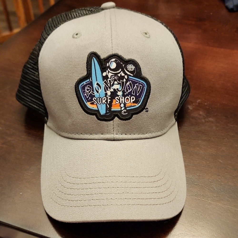 Ron Jon Surf Shop Gray and Black Cap